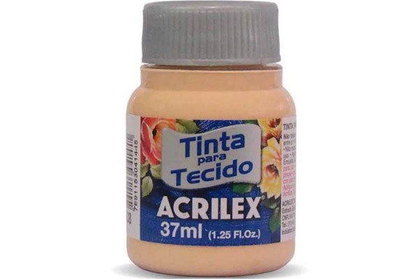 TINTA TECIDO FOSCA 37 ML AMARELO PESSEGO ACRILEX